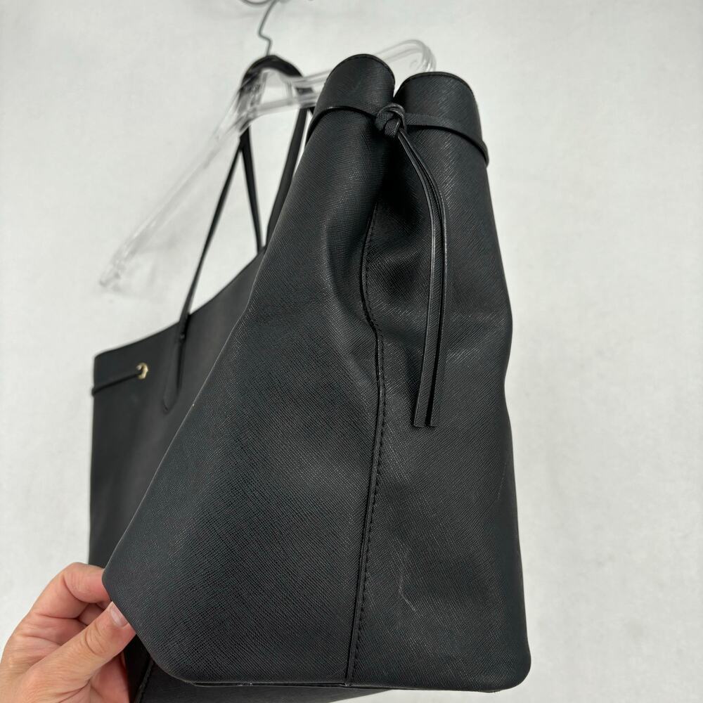 Kate Spade Tote Bag Black Ari Laurel Way Saffiano Leather Large Shoulder Handbag - Picture 10 of 15